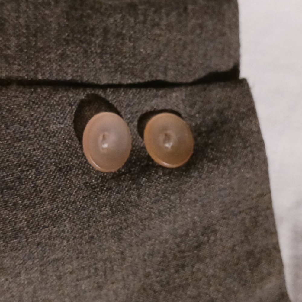 Anna Huling Gray Wool Blazer - image 6